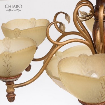 Люстра потолочная CHIARO 254012909 Версаче 9x60W Е27